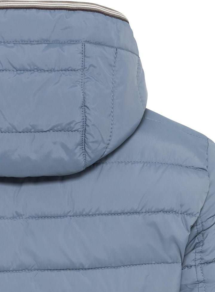 camel active Damen leichte Steppjacke mit Abnehmbarer Kapuze 40 Blau, 40 Blau