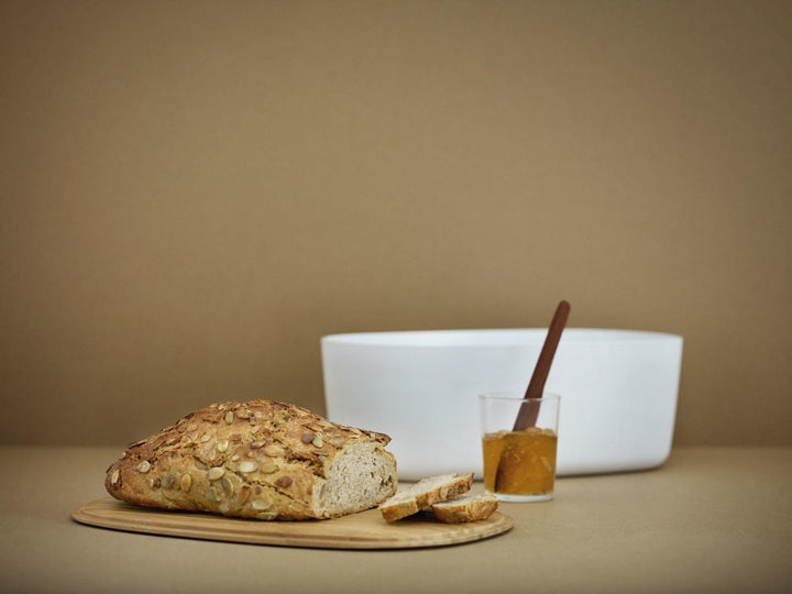 RIG-TIG by Stelton Z00038-1 Box-It Brotkasten, Melamin, Bambus, weiss, 34,5 x 23,5 x 13,0 cm White,