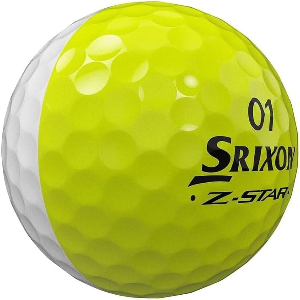 Srixon Z-Star Divide Visual Performance 23 Golfbälle Dutzend gelb/weiss, gelb/weiss