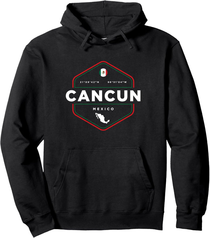 Cancun Mexico Pullover Hoodie
