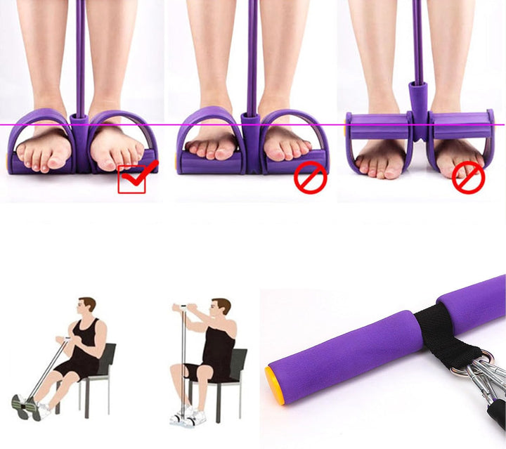 Bauchtrainer Bodybuilding Expander Bauchtrainer Multifunktionstrainer Sit-Up Trainingsgeräte Elastis