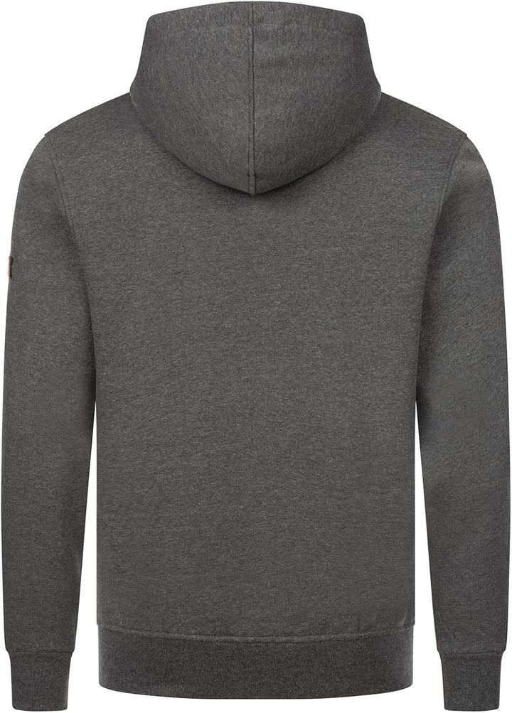 Rock Creek Herren Kapuzenpullover Hoodie H-340, Dunkelgrau