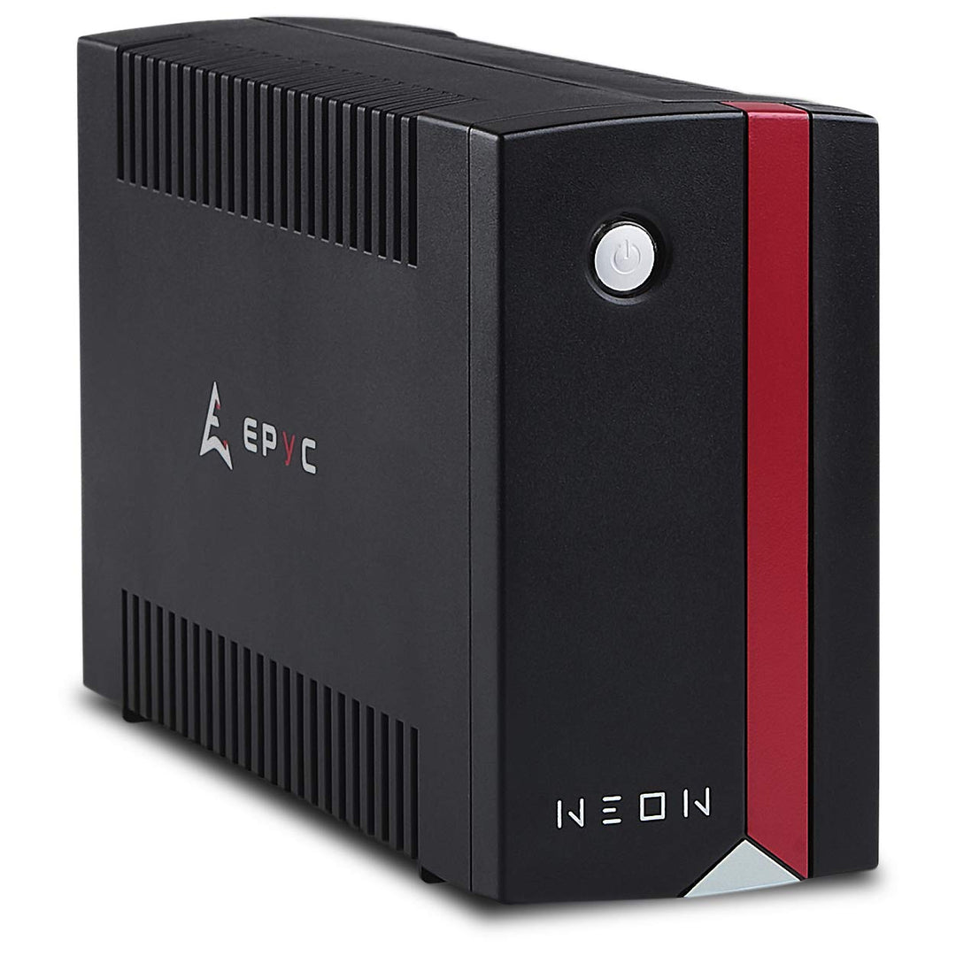 EPYC® NEON - USV für PC, UPS, Unterbrechungsfreie Stromversorgung für Modem Router, 650VA / 360 Watt