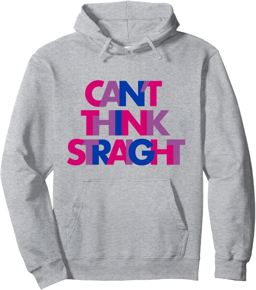 Bisexuelles Hemd kann nicht klar denken - LGBTQ Bisexual Pride Pullover Hoodie