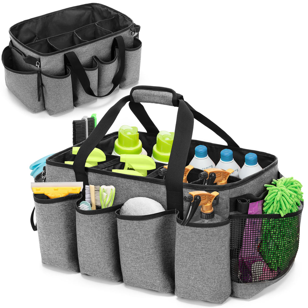 HODRANT Extra Grosser Reinigungs Caddy Organisator, mit Stabilem Pad &amp; Griffen, Reinigungs Aufbewahr