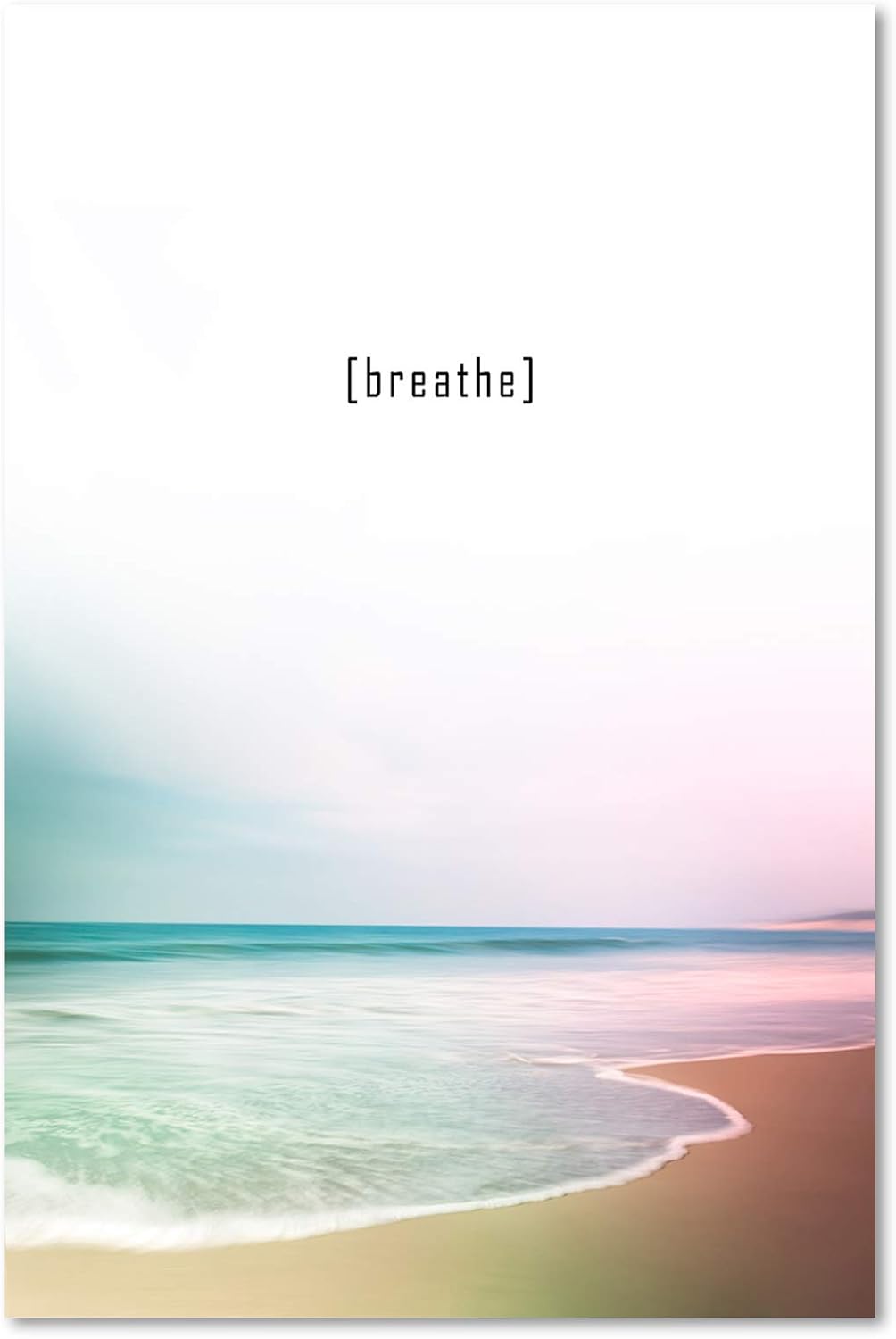 Feeby Leinwandbilder Abstrakt Bilder Kunstdruck Natur Strand Spruch Mehrfarbig 40x60 cm M_12088 40L