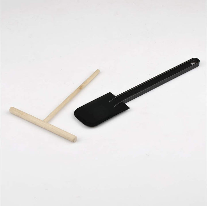 G3 Ferrari G10098 Profi-Crepe-Pfanne aus Edelstahl, Temperaturregelung, Durchmesser 30 cm, 1200 W