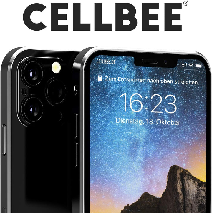 CELLBEE Kompatibel mit iPhone 12 Mini für Panzerglas The Curved, inkl. Applikator, Hörmuschel-Staubs