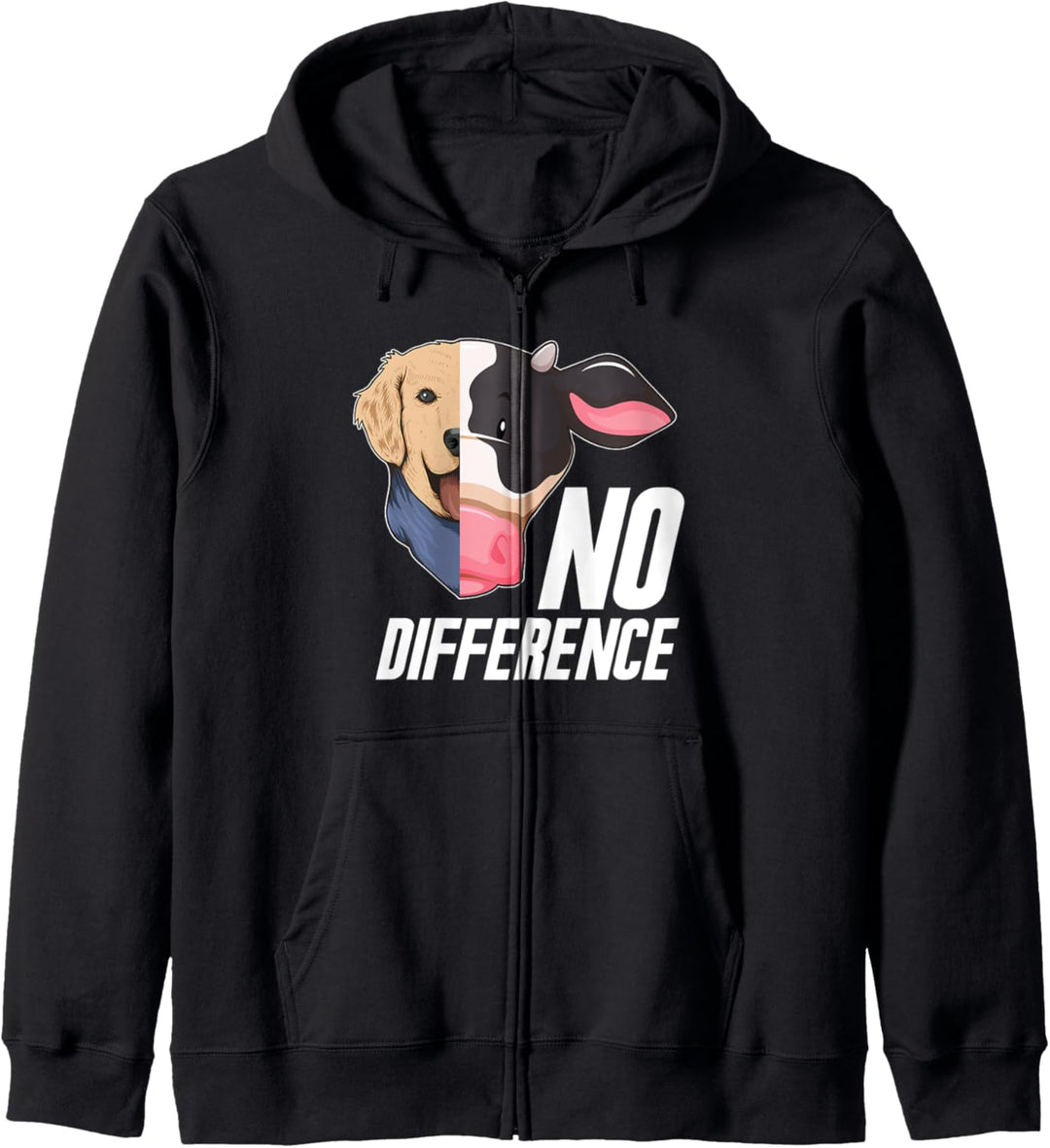 Vegan Veganismus Gemüse Veganer Geschenk - No Difference Kapuzenjacke