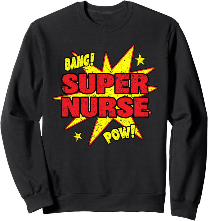 Super Nurse RN Super Power Pflegehelden-Kostüm Sweatshirt