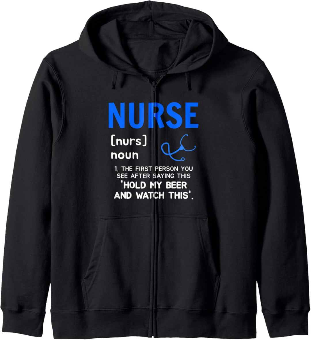 Krankenschwester Pfleger lustiges Danke-Geschenk Kapuzenjacke