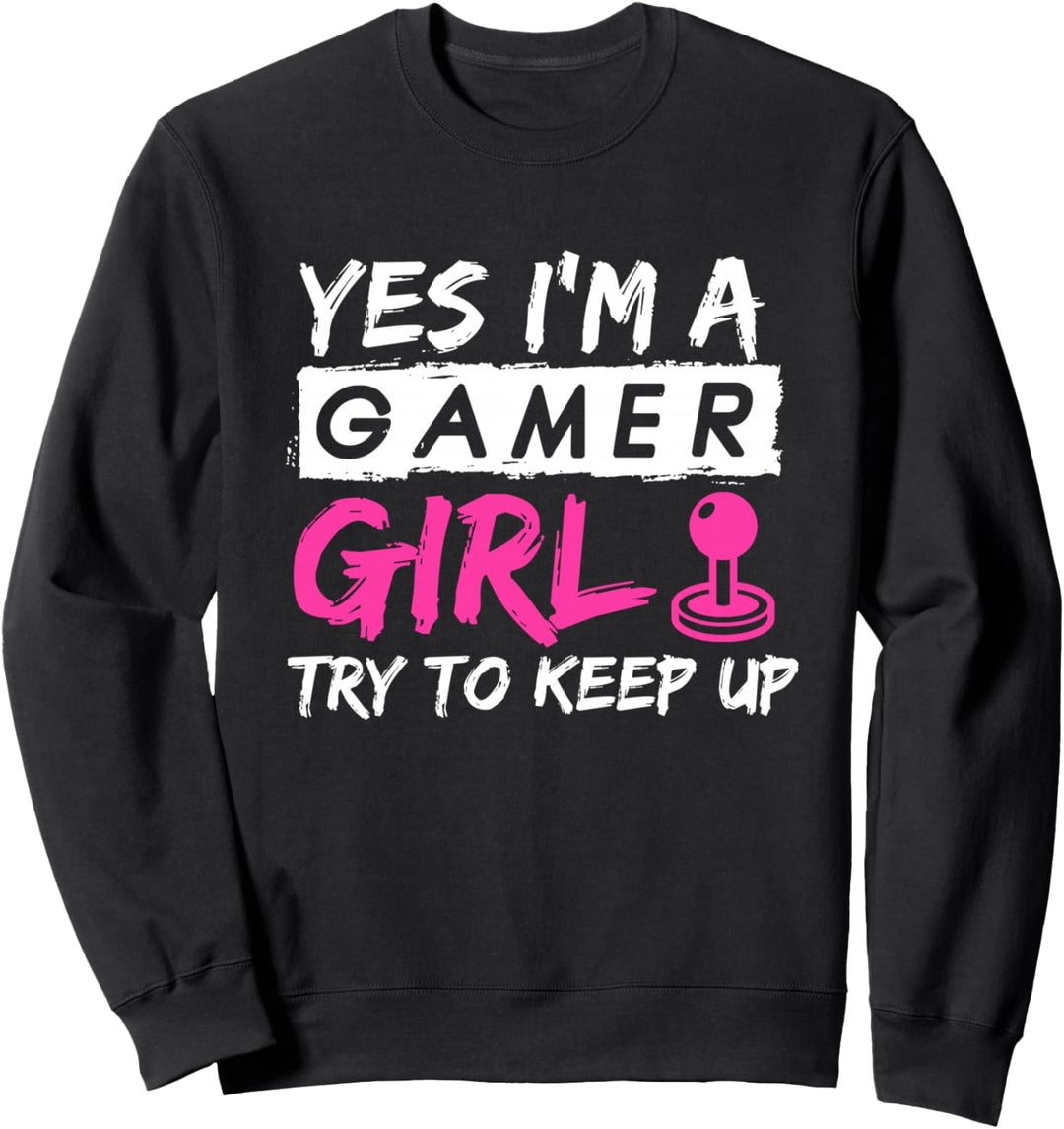 Gamer Mädchen Zocker Mädchen Gamer Girl Sweatshirt