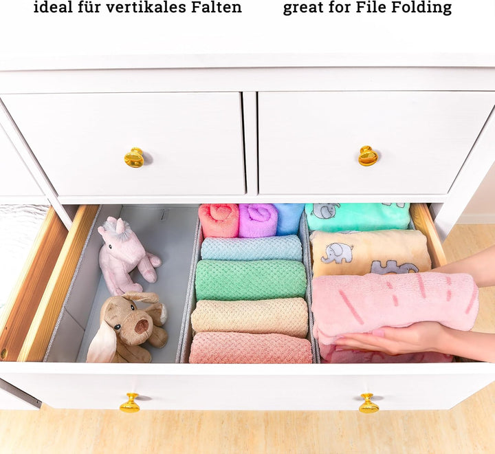 SIMPLE JOY® HEMNES DOUBLE FileFolding Box für ikea Kommode; DAS ORIGINAL; passgenau; Stabiler Boden;