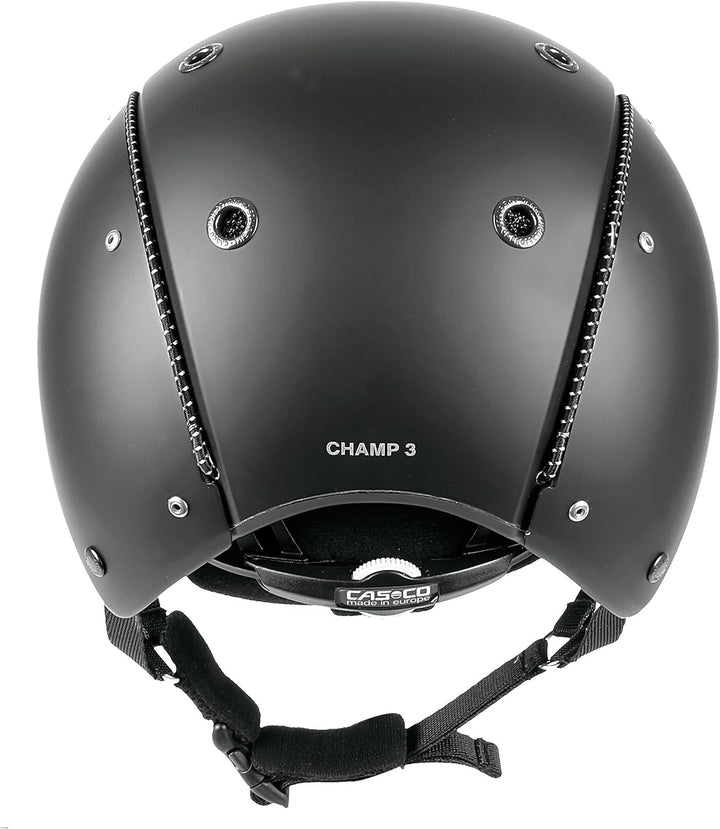 CASCO Reithelm Champ-3 Schwarz S 52-56cm, Schwarz S 52-56cm