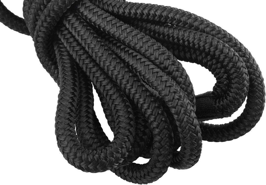 FreeTec 4 TLG Bootsseil Boot Fenderleine Nylon Dockline Festmacherleine Fenderseil mit Auge 12mm Dur