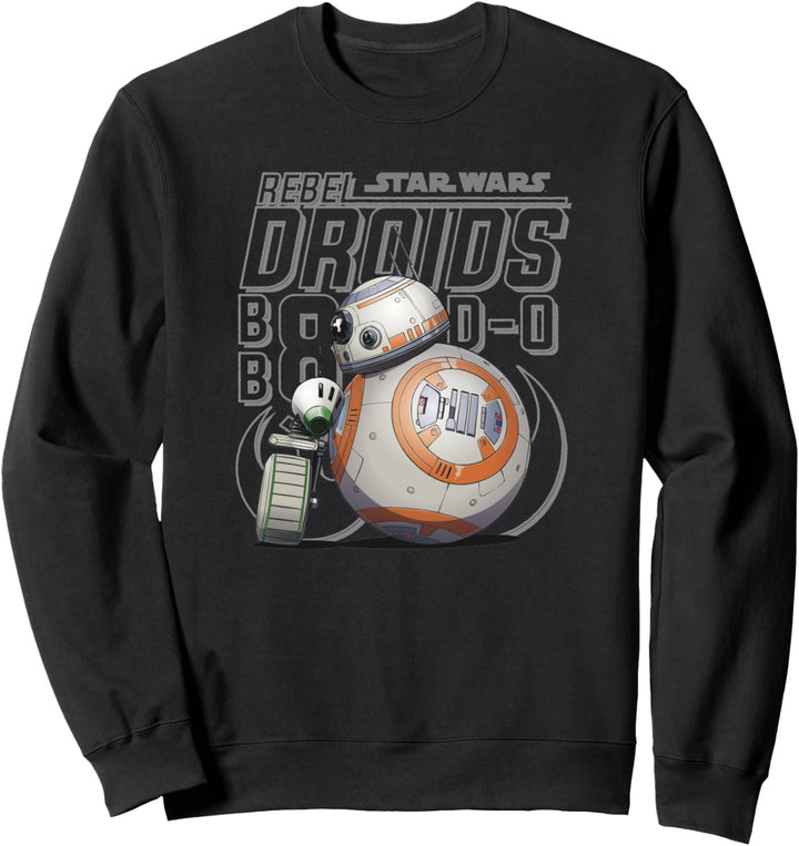 Star Wars Rebel Droids BB-8 And D-0 Sweatshirt