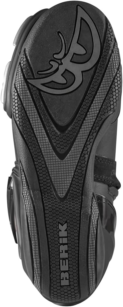 Berik Shaft 3.0 Motorradstiefel, schwarz/grün, 39 Schwarz Grün 39 EU, Schwarz Grün 39 EU