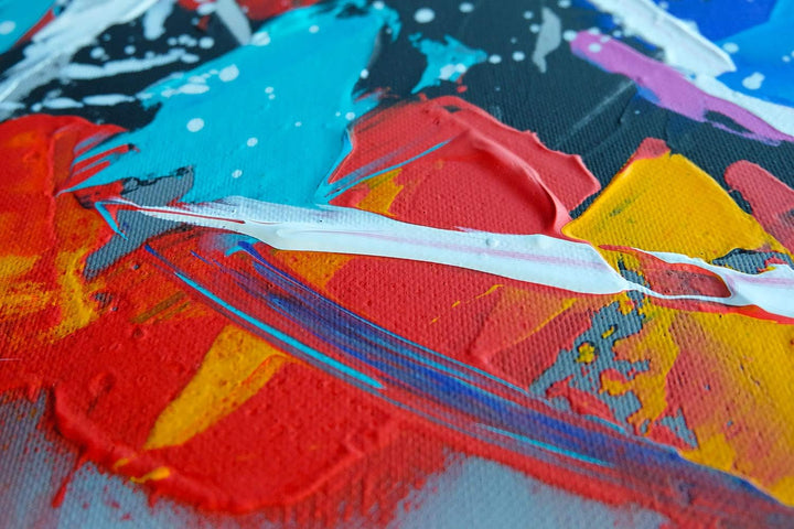 Monica Mirafiori I 100% HANDGEMALT I Gemälde Evolution 100x50cm | Gemälde Handgemalt | Acrylgemälde