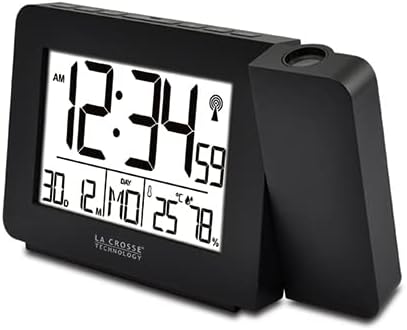 La Crosse Technology - WT522 Funkwecker mit Projektion – Schwarz