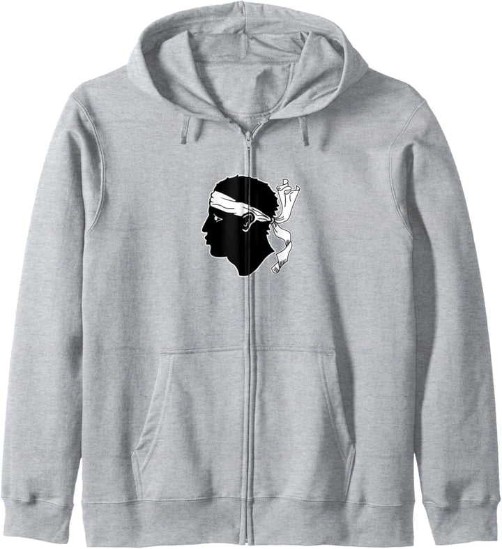 Korsika Flagge Corsica Kapuzenjacke