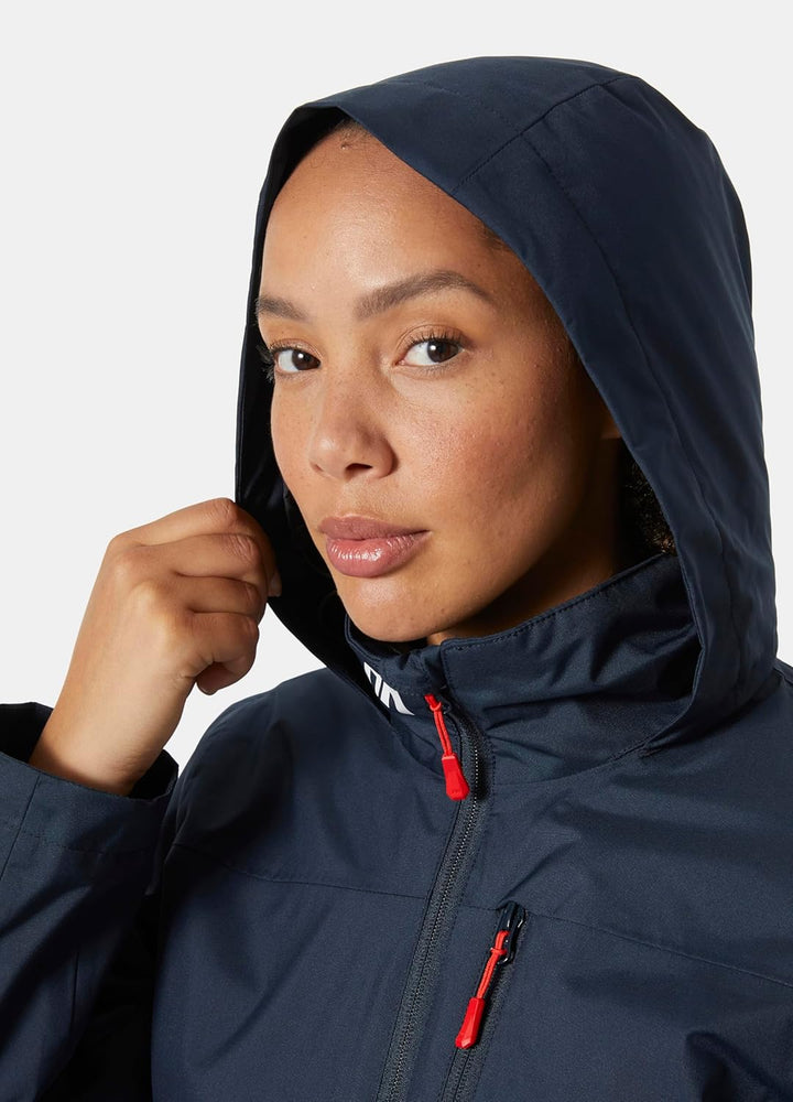 Helly Hansen Damen Crew Hooded Midlayer Jacke XS Marineblau, XS Marineblau