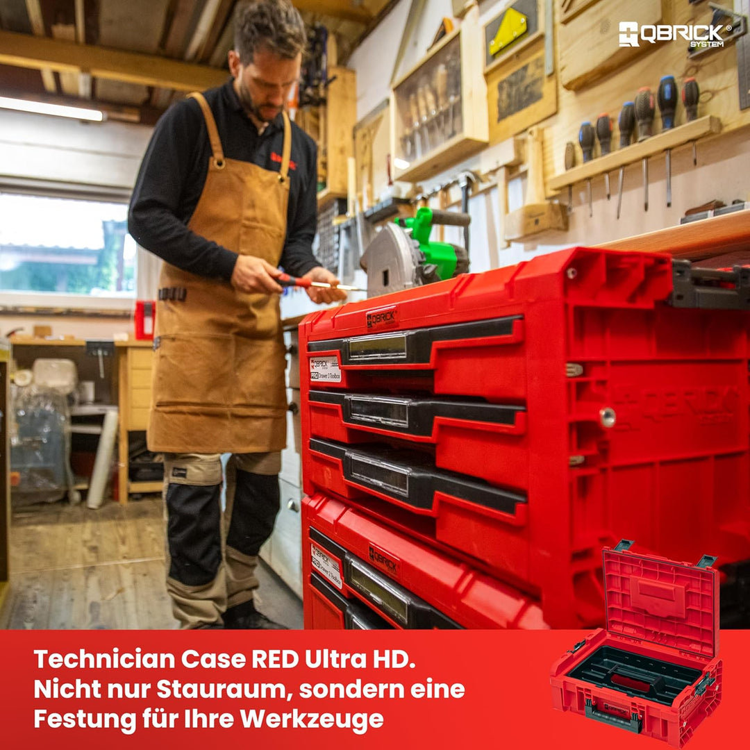 Qbrick System PRO Technician Case 2.0 RED ULTRA HD