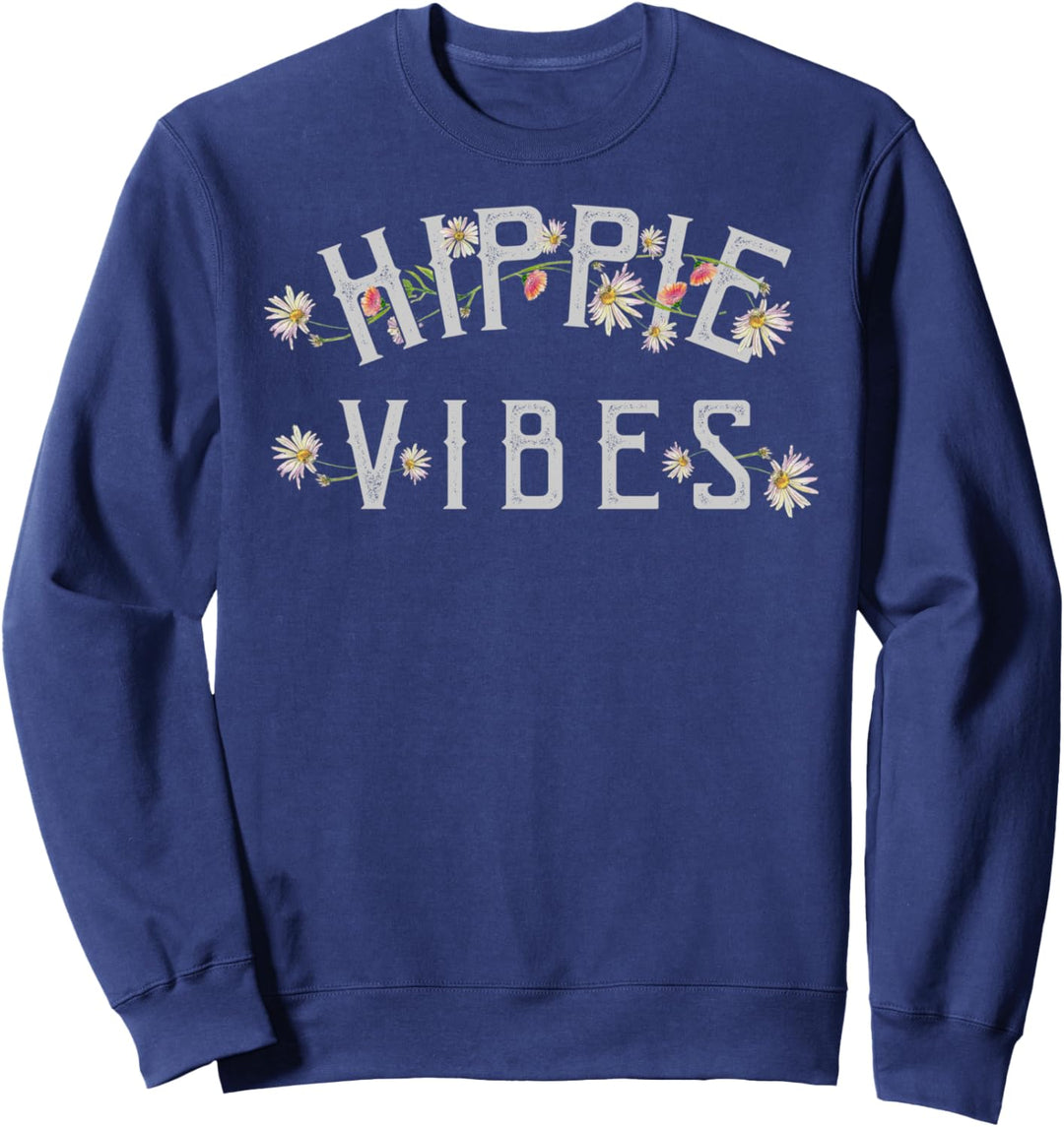 Hippie Vibes Flower Wrap Sweatshirt
