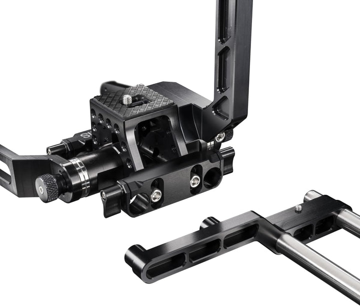 Walimex Pro Mutabilis Basic-Set Portable Video Rig inkl. Schulterstütze, Basiseinheit, Rods und Hand