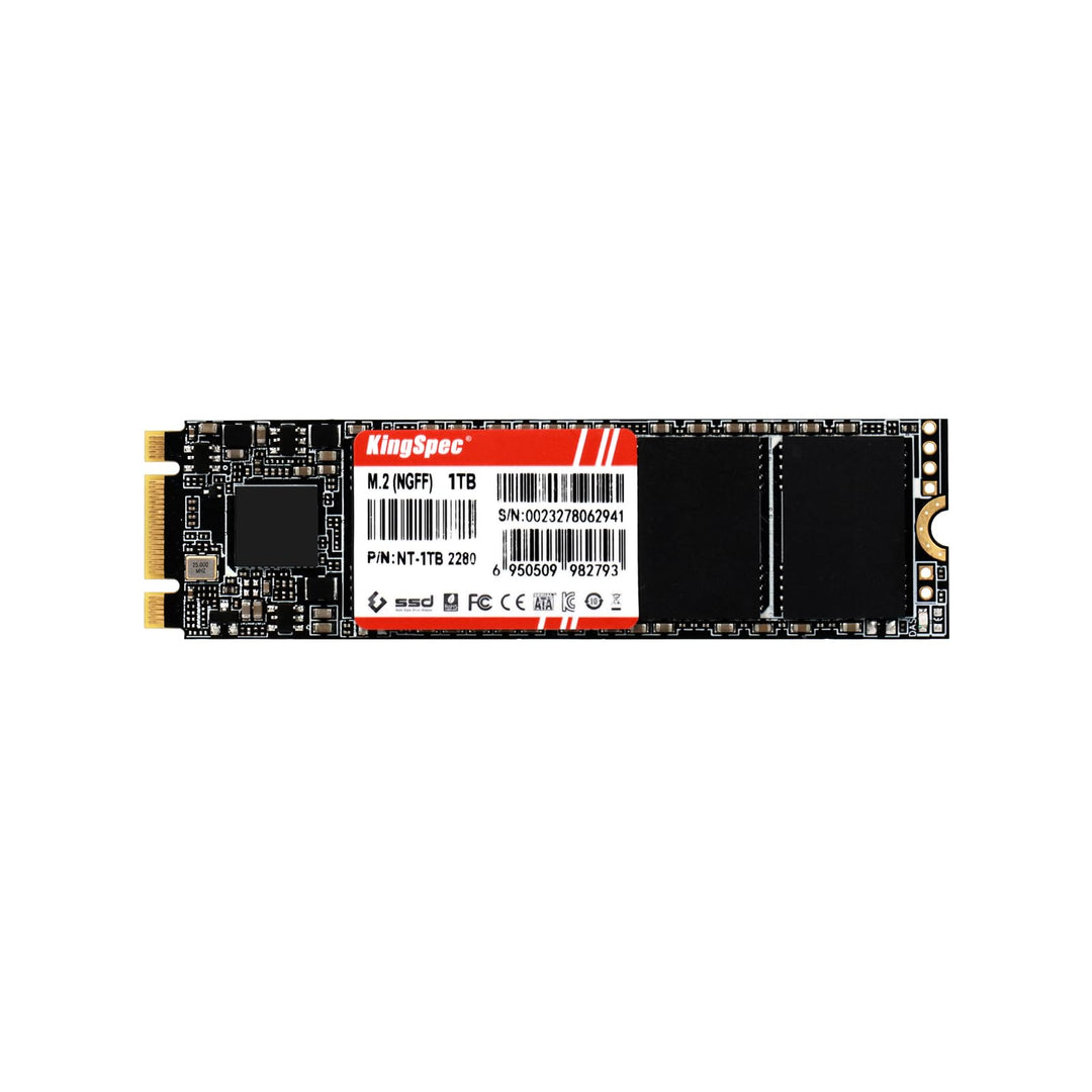 KingSpec 1TB M.2 SSD 2280, Interne Solid State Hard Drive-SATA iii 6Gb/s, M2 NGFF Disco Duro für Des