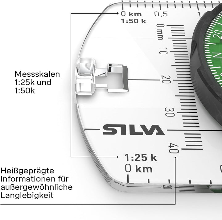 Silva Uni Ranger S Kompass, Transparent, One Size
