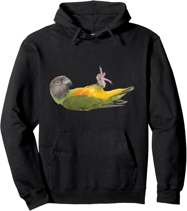 Afrikanischer Papagei aus Senegal Pullover Hoodie