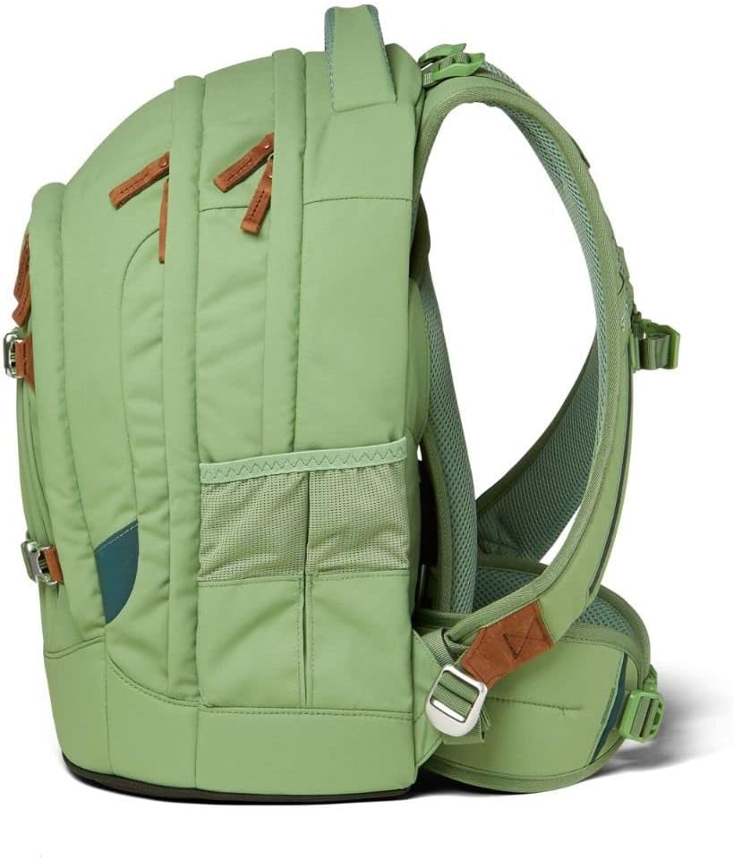 Satch Pack Schulrucksack Set 2tlg. mit Schlamperbox (Nordic Jade Green Skandi Edition), Nordic Jade