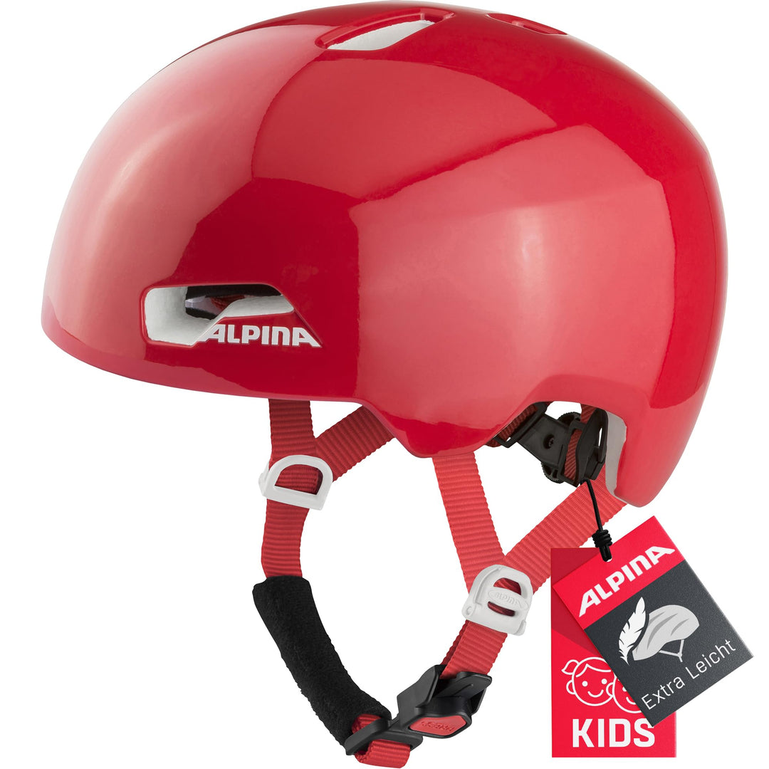ALPINA HACKNEY - Leichter, Bruchfester & Optimal Klimatisierter Fahrradhelm Mit Nachrüstbarem LED Fü