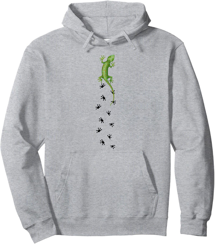 Klettender Gecko Eidechse Reptilien Amphibien Fans Pullover Hoodie