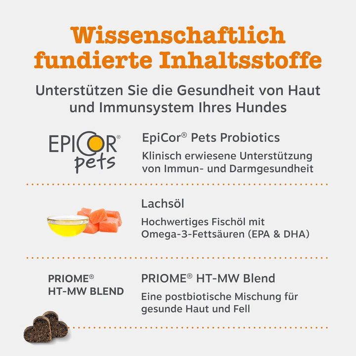 Zesty Paws Allergy Immune Supplement for Dogs Saumon, Saumon