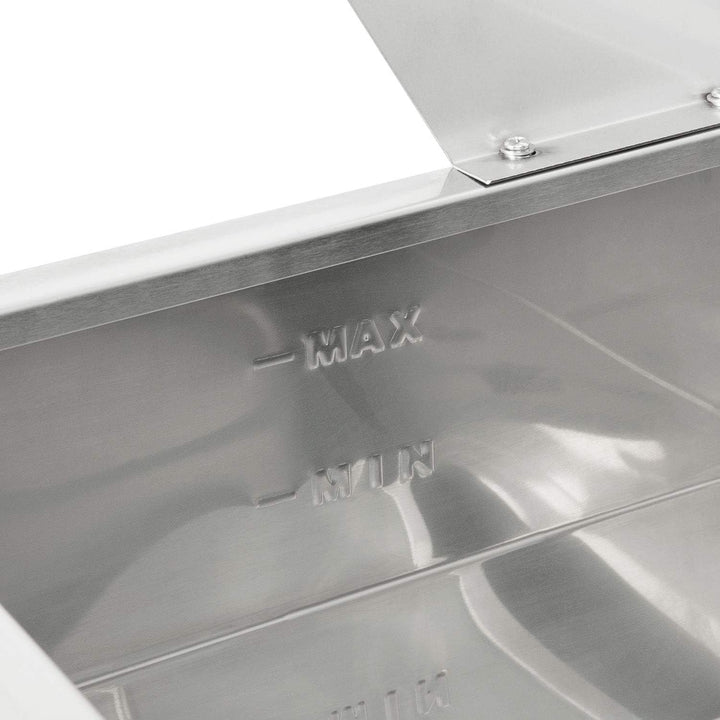 Speisenwärmer Buffetwärmer Wärmebehälter Für Speisen Elektrisch 1800W aus Edelstahl (Inkl 6X 1/2 GN