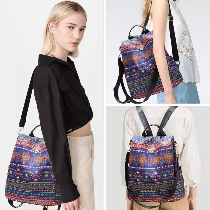 shepretty Damen Rucksack Anti Diebstahl Umhängetasche Multifunktions Schultaschen 8864-m266-a M, 886
