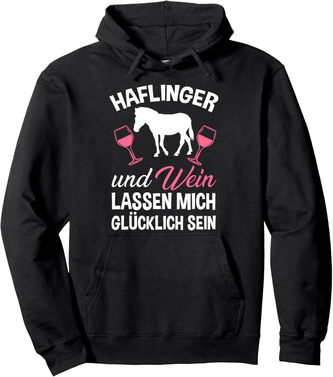 Pferd Wein Haflinger Reiten Pferde Pullover Hoodie