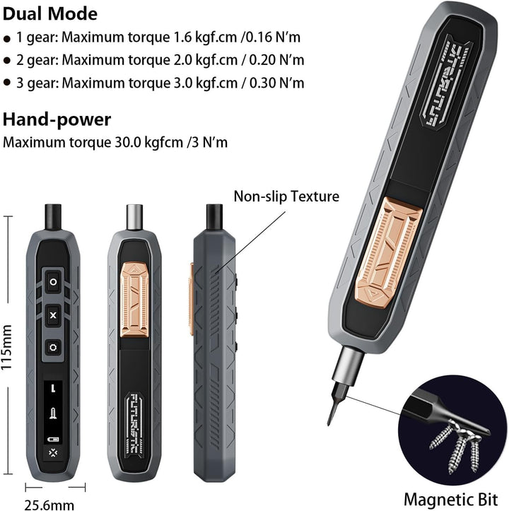 JAKEMY 180 in 1 Electric Screwdriver Set Precision Mechanic Repair Tool Screwdriver Set 3 Gears Torq