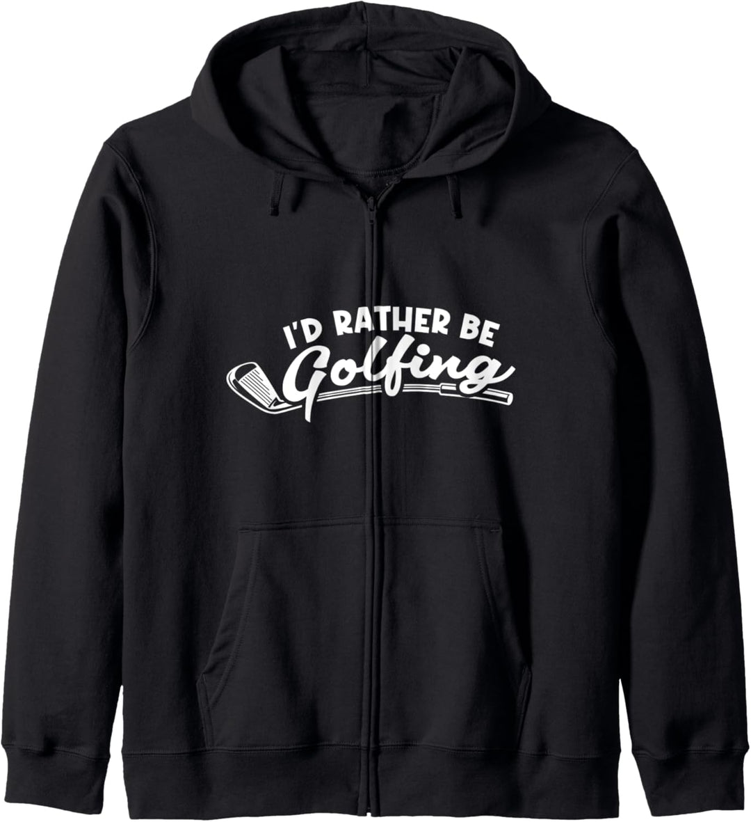 Rather Be Golfing Funny Tolles Geschenk für Golfer Kapuzenjacke