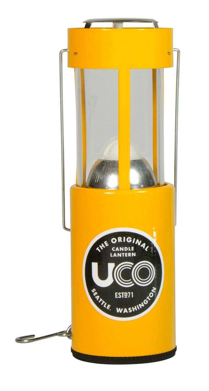 UCO Original eloxierte Kerzenlaterne Einheitsgrösse Gelb, Einheitsgrösse Gelb