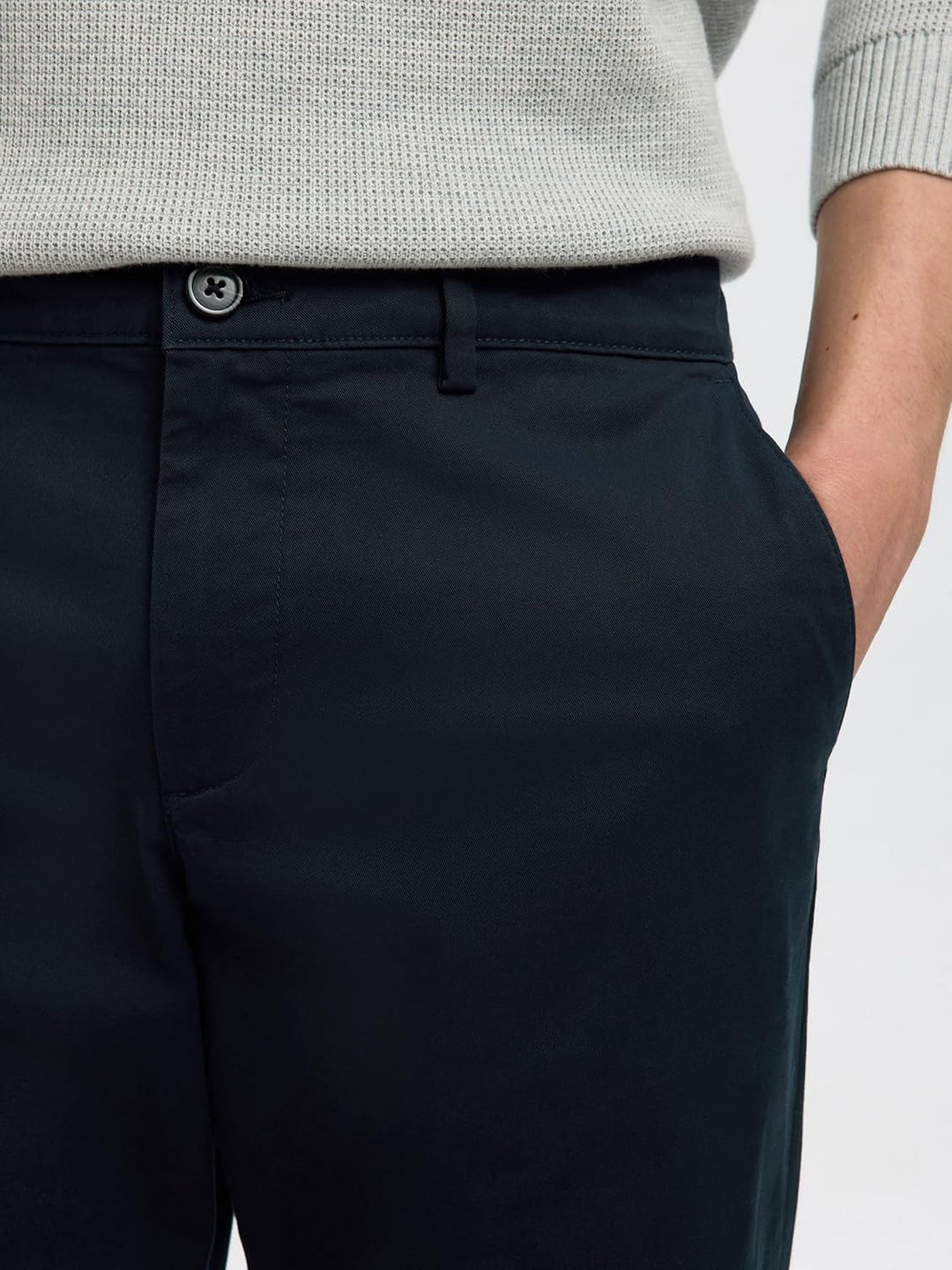 Selected Homme Male Chino 196 Straight Flex 29W / 32L Dark Sapphire, 29W / 32L Dark Sapphire