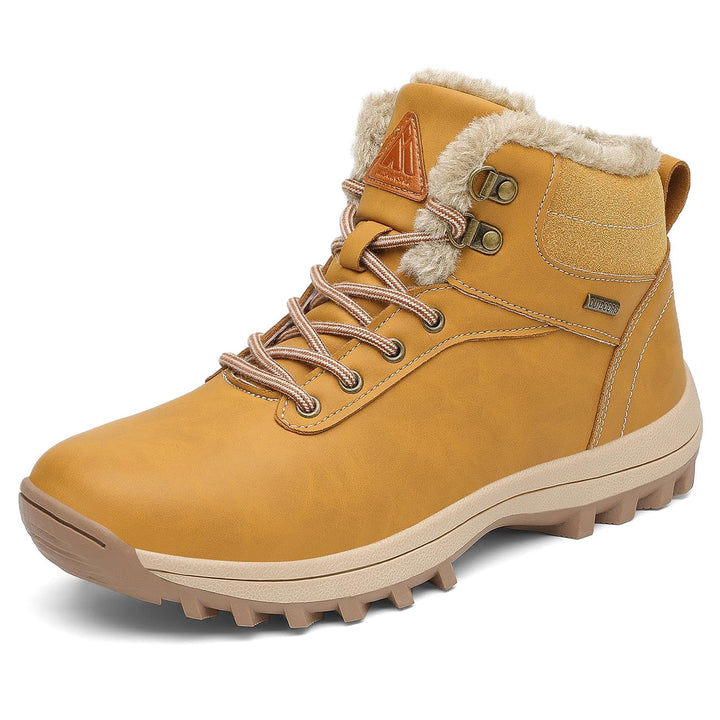 Mishansha Unisex Winterschuhe Warme Gefütterte Winterstiefel Wasserdicht Wanderschuhe Gr.36-48 43 EU