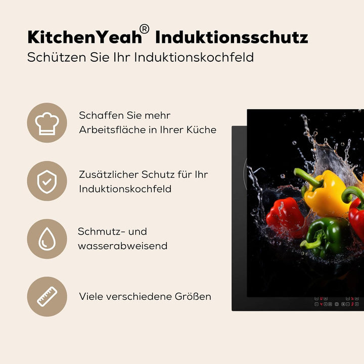 KitchenYeah© Herdabdeckplatte Einteilig Herdabdeckung Abdeckplatte für Ceranfeld Abdeckung Induktion