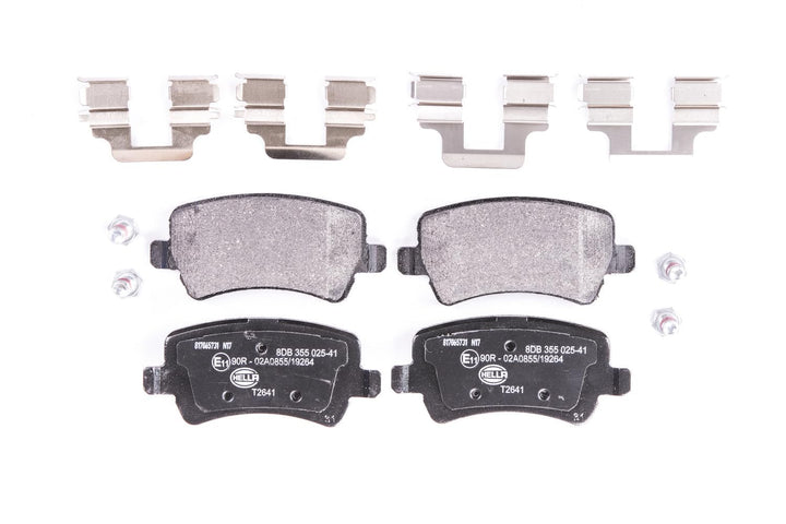 HELLA PAGID 8DB 355 025-411 Bremsbelagsatz - T2641 - Dicke/Stärke: 16.9mm - Bremssystem: TRW - nicht