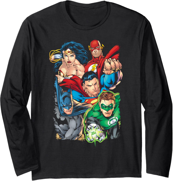 Justice League Break Free Langarmshirt