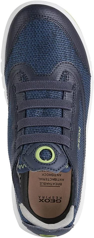 Geox Jungen J Aeranter Boy A Chukka Boot, Navy Lime Green