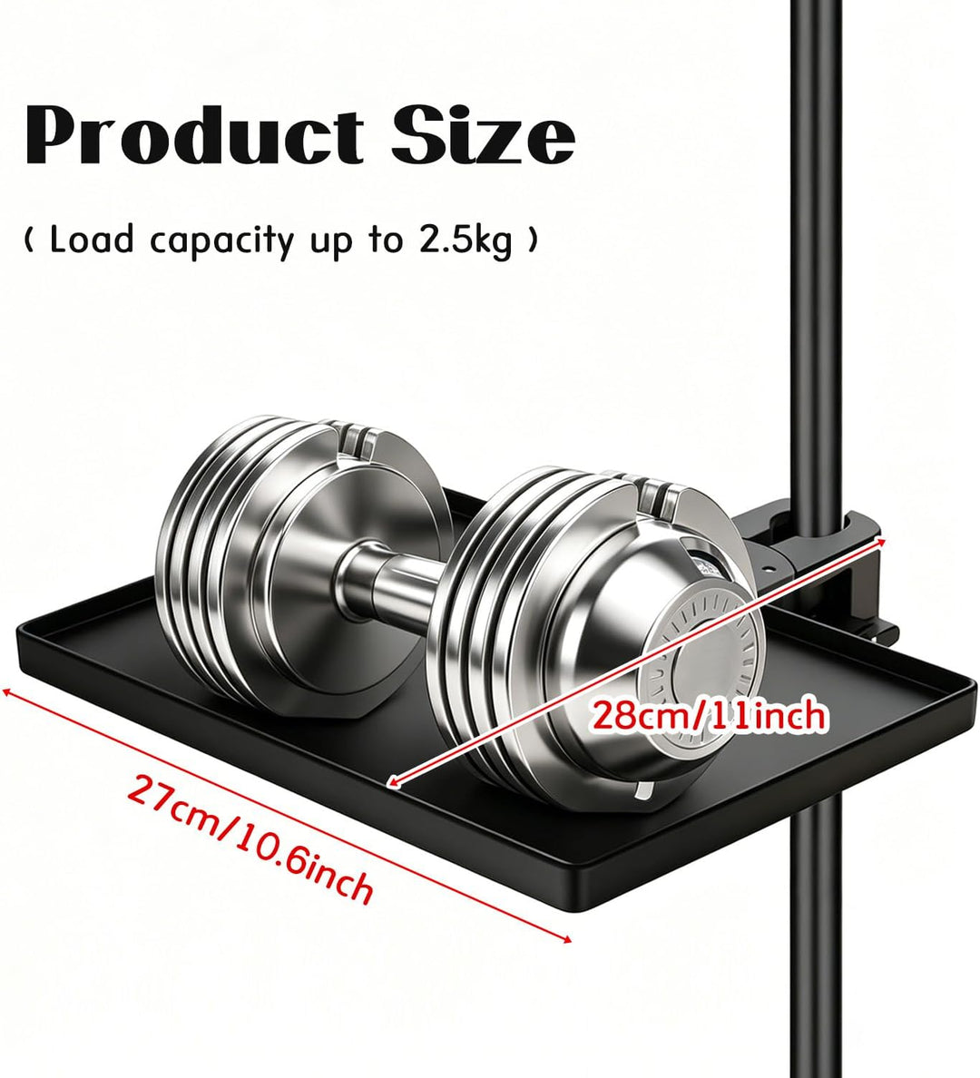 Microphone Stand Ablage, 27 x 28 x 3,5 cm Mikrofonständer Tablett Krabbenklemme Tisch Mikrofonstände