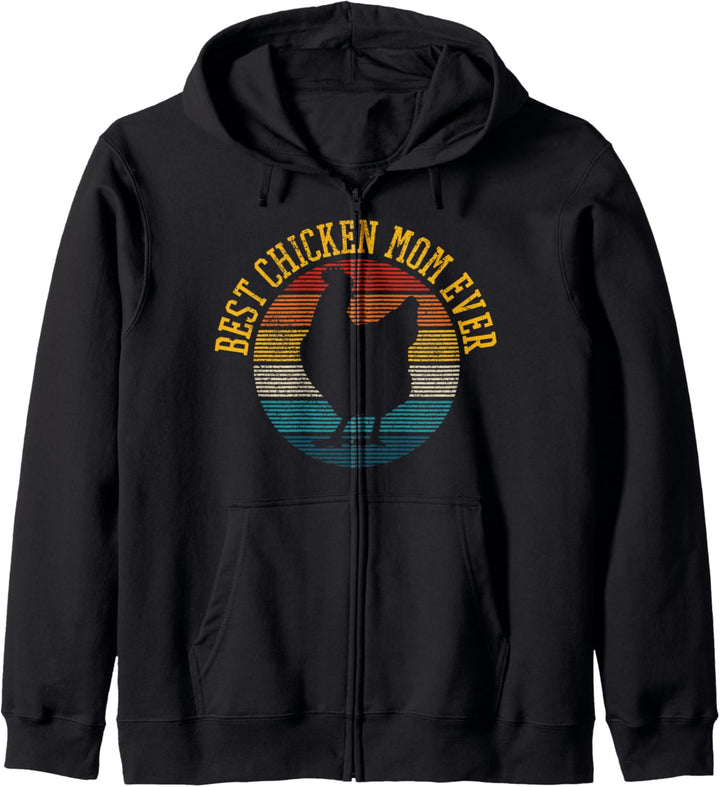 Huhn Vintage Retro Geflügel Bauer Hühner Geschenk Kapuzenjacke