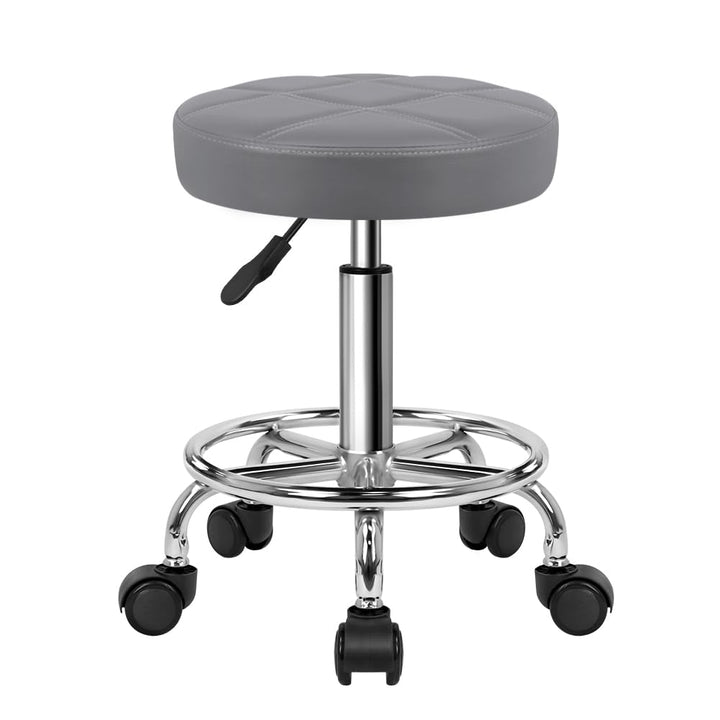 KKTONER Rollhocker mit Pedal (Grau), Grau